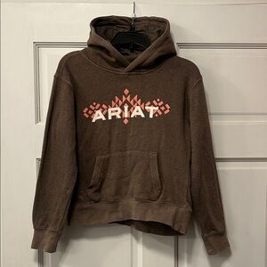 Ariat Light Brown Girls Hoodie
